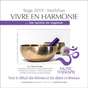 Stage « vivre en harmonie » le week-end du 16-17 mars Stage « vivre en harmonie » le week-end du 16-17 mars